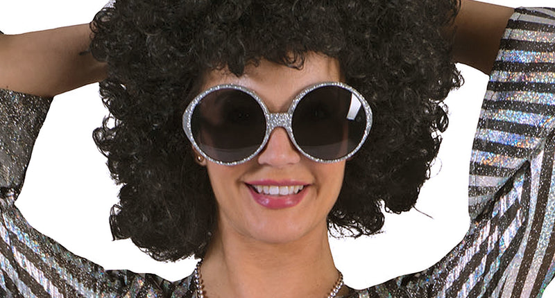 e-carnavalskleding-SYK Afro pruik zwart krullen