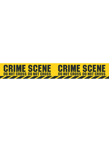 e-carnavalskleding-SYK Afzetlint CRIME SCENE 6mtr