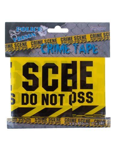 e-carnavalskleding-SYK Afzetlint CRIME SCENE 6mtr