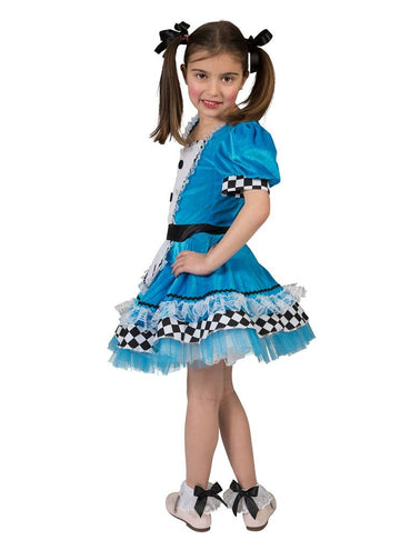 e-carnavalskleding-SYK Alice in sprookjesland jurkje kind