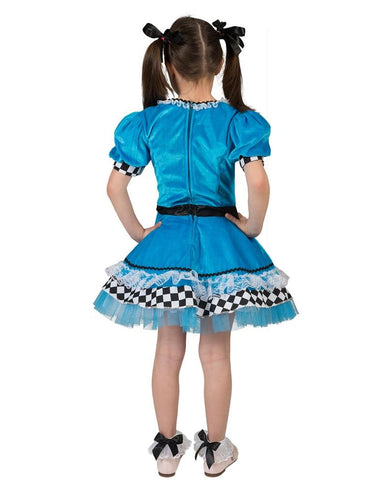 e-carnavalskleding-SYK Alice in sprookjesland jurkje kind