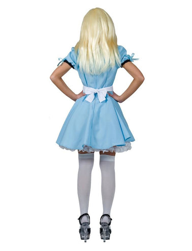 e-carnavalskleding-SYK Alice in Wonderland jurkje blauw