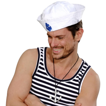 e-carnavalskleding-SYK Anker ketting marine zeeman zilver