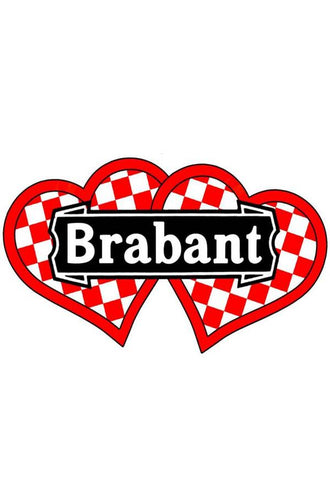 e-carnavalskleding-SYK Applicatie Brabant dubbel bont witte tekst