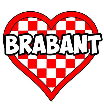 e-carnavalskleding-SYK Applicatie Brabant hart 7 cm hoog