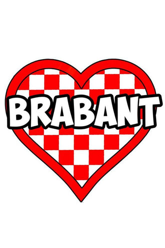 e-carnavalskleding-SYK Applicatie Brabant hart 7 cm hoog