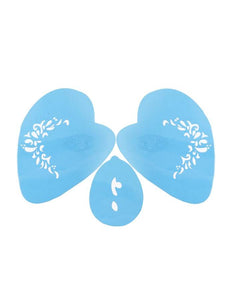 e-carnavalskleding-SYK Aqua schmink sjabloon fantasy prinses