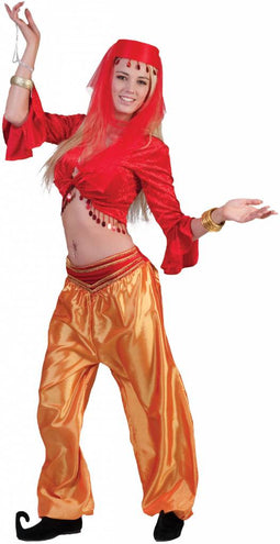 e-carnavalskleding-SYK Arabische topje haremdanseres dames