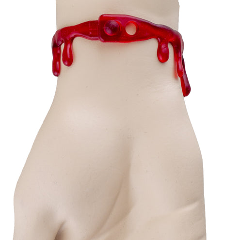 e-carnavalskleding-SYK Armband met bloeddruppels
