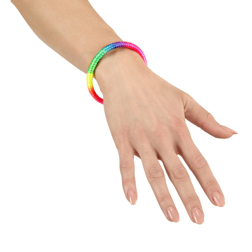 e-carnavalskleding-SYK Armbandje met neon kleuren