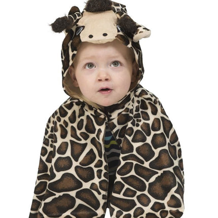 e-carnavalskleding-SYK Baby Cape Giraffe kind