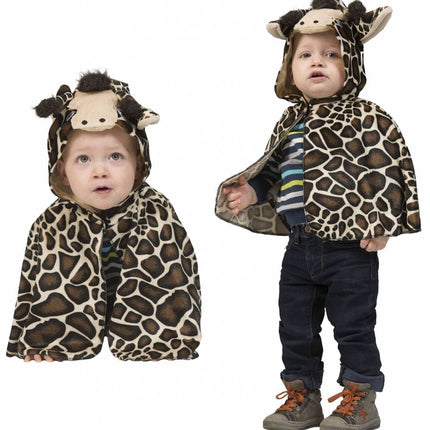 e-carnavalskleding-SYK Baby Cape Giraffe kind