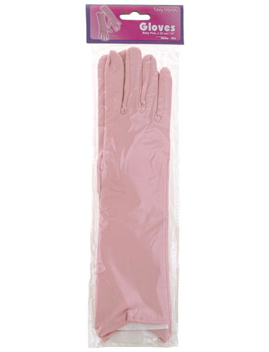 e-carnavalskleding-SYK Baby roze lange handschoenen