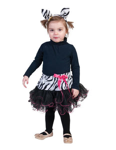 e-carnavalskleding-SYK Baby zebra rokje Debbie