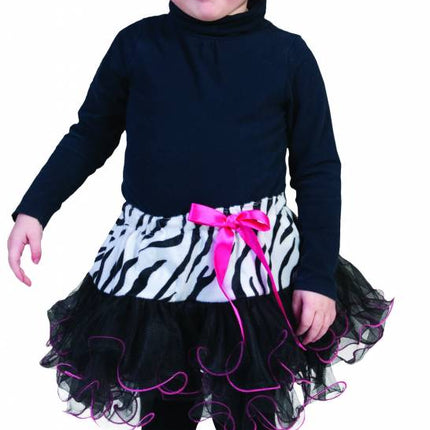 e-carnavalskleding-SYK Baby zebra rokje Debbie