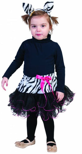 e-carnavalskleding-SYK Baby zebra rokje Debbie