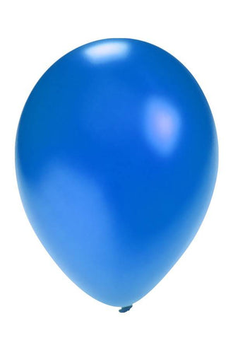 e-carnavalskleding-SYK Ballonnen metallic blauw  5 inch  100 stuks