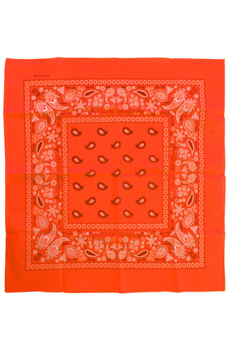 e-carnavalskleding-SYK Bandana Fluor oranje 53 x 53 cm