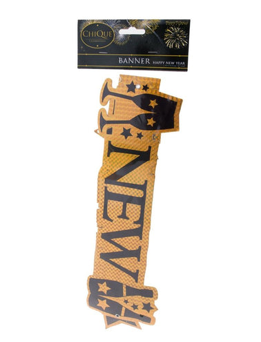 e-carnavalskleding-SYK Banner Happy New Year 113cm