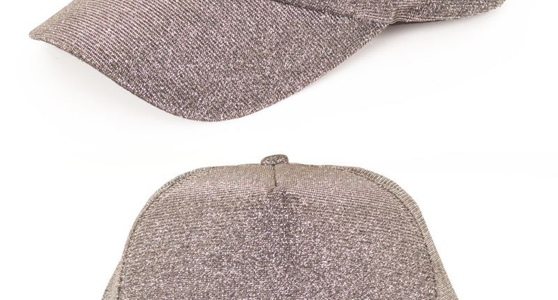 e-carnavalskleding-SYK Baseballcap glitter zilver