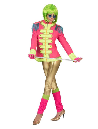 e-carnavalskleding-SYK Beatles slipjas roze