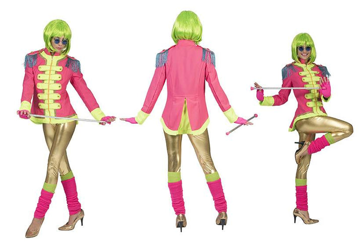 e-carnavalskleding-SYK Beatles slipjas roze