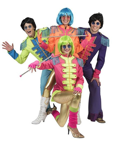 e-carnavalskleding-SYK Beatles slipjas roze