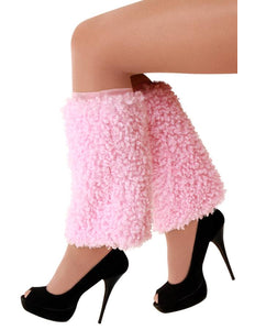 e-carnavalskleding-SYK Beenwarmers Curly roze