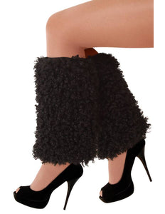 e-carnavalskleding-SYK Beenwarmers Curly zwart
