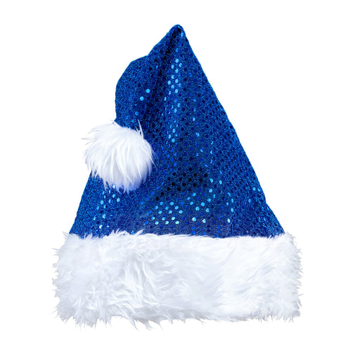 e-carnavalskleding-SYK Blauwe kerstmutsen