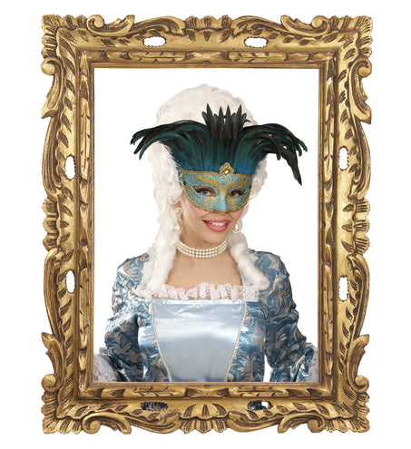 e-carnavalskleding-SYK Blauwe oogmaskers