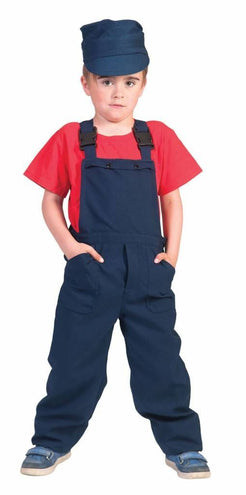 e-carnavalskleding-SYK Blauwe overalls voor kinderen