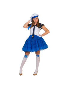 e-carnavalskleding-SYK Blauwe petticoat Noor dames