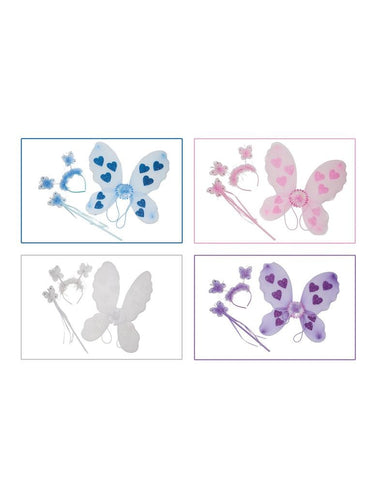 e-carnavalskleding-SYK Blauwe vlinder verkleed set Minnie 3-delig