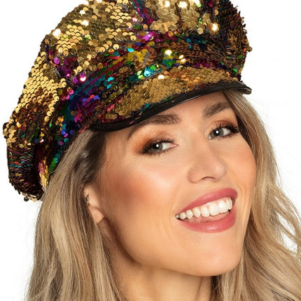 e-carnavalskleding-SYK Bling bling pet regenboog