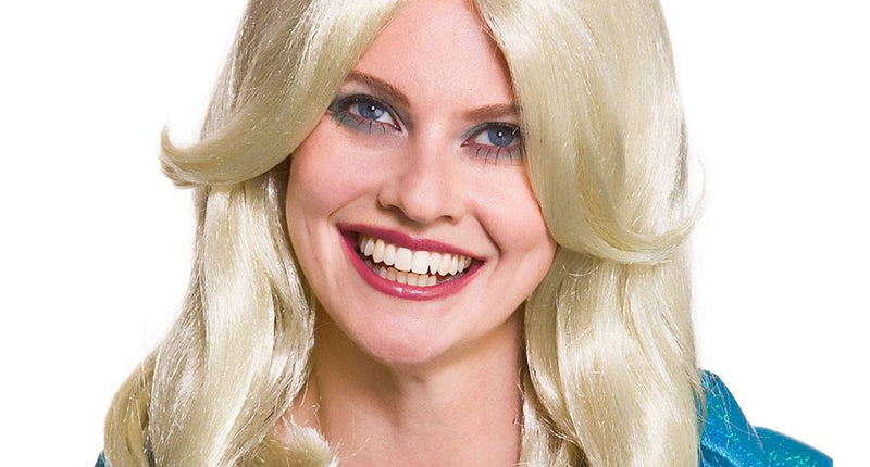 e-carnavalskleding-SYK Blonde glamour pruik  Melody