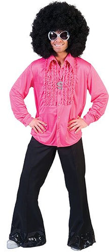 e-carnavalskleding-SYK Blouse rouche roze