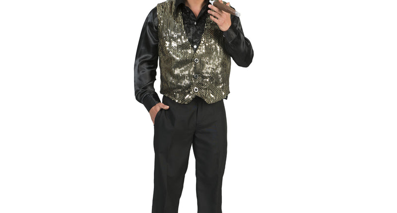 e-carnavalskleding-SYK Blues Brother vestje Sean