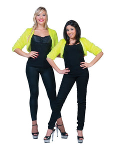 e-carnavalskleding-SYK Bolero geel fuzzy voor dames
