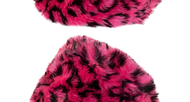e-carnavalskleding-SYK Bontmuts panter roze