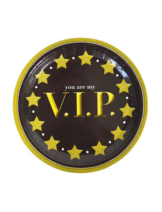 e-carnavalskleding-SYK Borden 8 stuks VIP 23cm