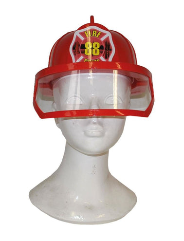e-carnavalskleding-SYK Brandweerhelm met klep kinderen