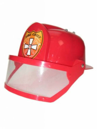 e-carnavalskleding-SYK Brandweerhelm rood met vizier