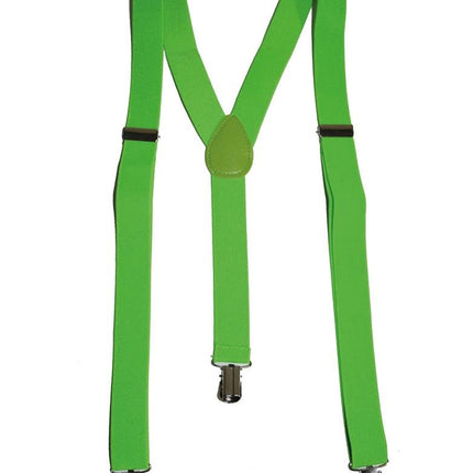 e-carnavalskleding-SYK Bretellen fluor groen