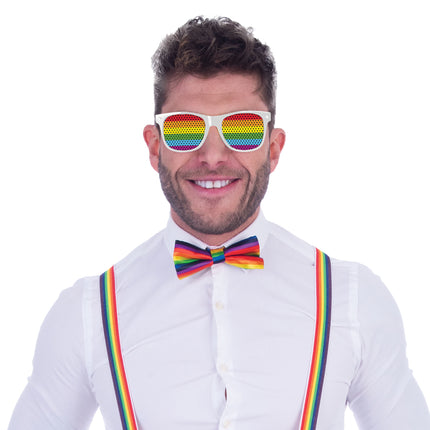 e-carnavalskleding-SYK Bril regenboog met filter
