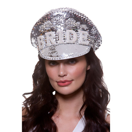 e-carnavalskleding-SYK Bruid pet met glitters