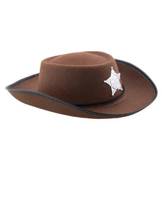 e-carnavalskleding-SYK Bruine cowboyhoed Tom kinderen