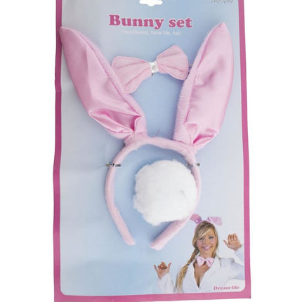 e-carnavalskleding-SYK Bunny set Gompie 3-dlg