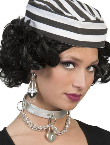 e-carnavalskleding-SYK Choker met slot gevangene