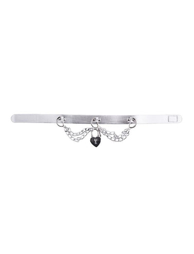 e-carnavalskleding-SYK Choker met slot gevangene